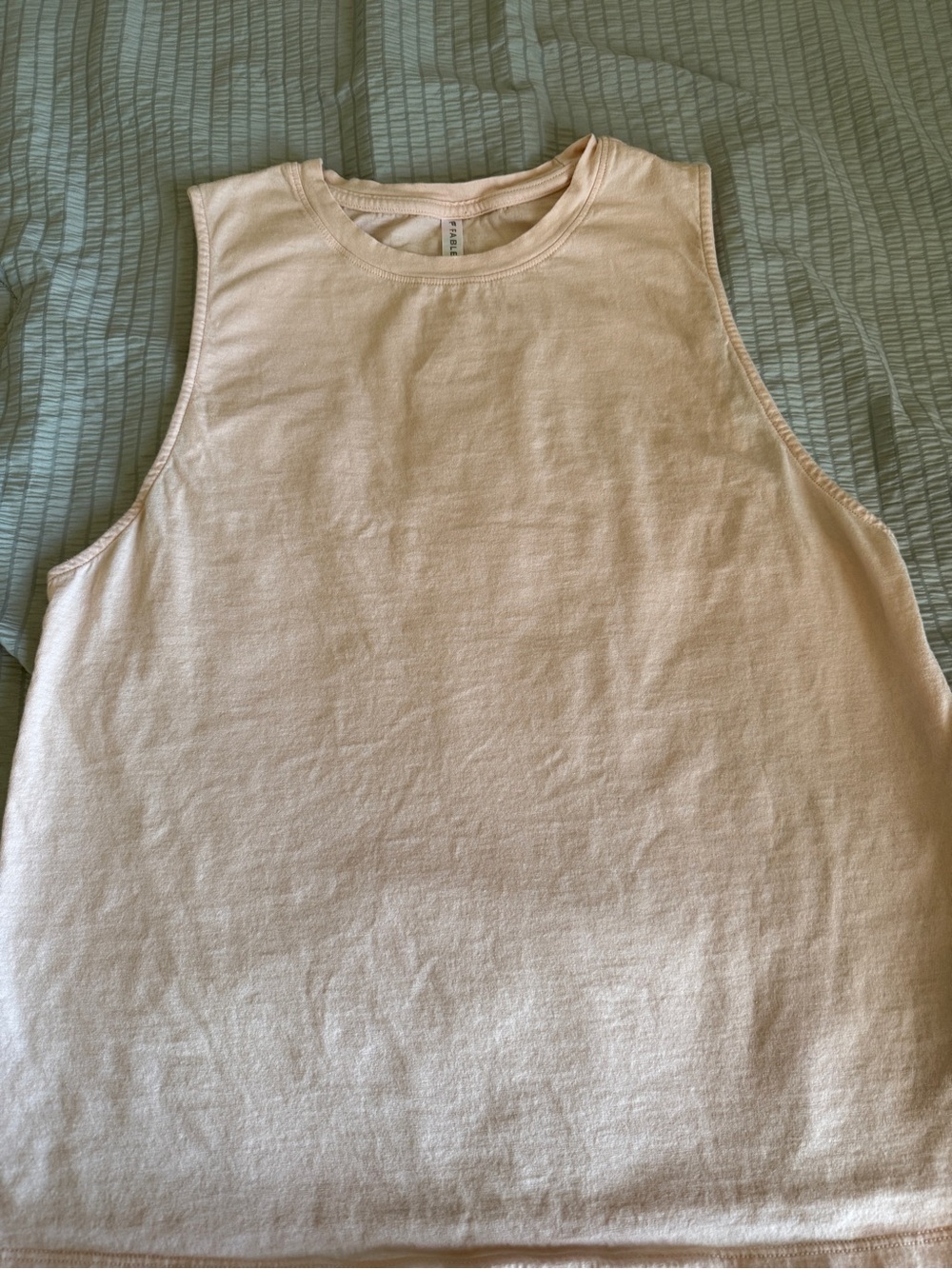 Fabletics Soft Sleeveless Tank in Pale Pink